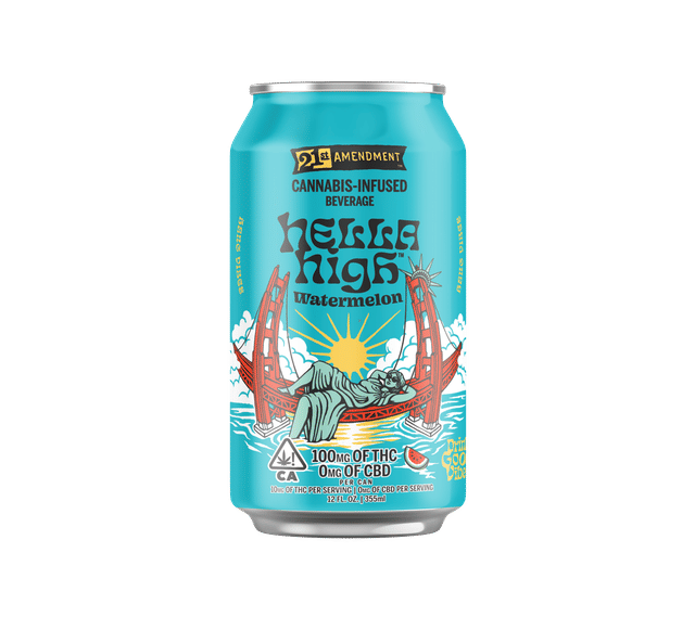 Manzanita Naturals - 21st Amendment Watermelon 100mg - Manzanita Naturals - 21st Amendment Watermelon 100mg