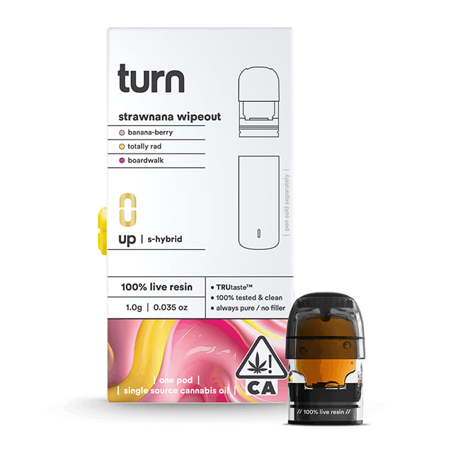 Strawnana Wipeout (S/H) Live Resin Pod - 1g - Strawnana Wipeout (S/H)