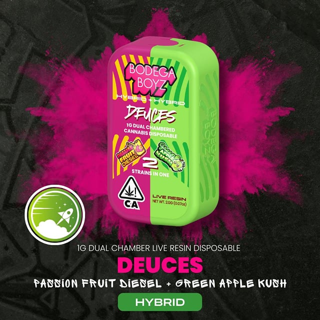 Passion Fruit Diesel X Green Apple Kush Dual Chamber 1G Aio
