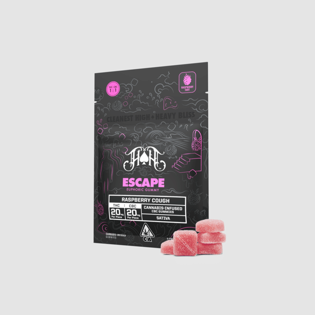 1:1 THC:CBC Raspberry Cough Gummies