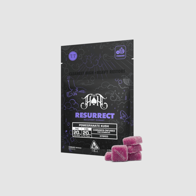 1:1 THC:CBG Pomegranate Kush Gummies