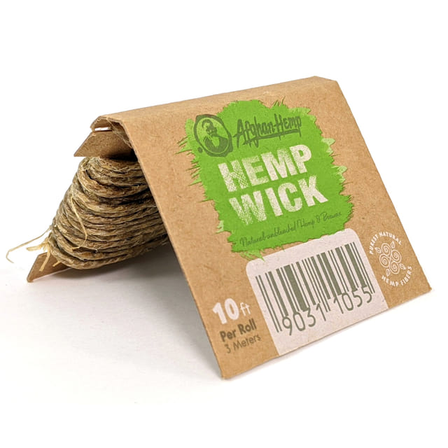 Afghan Hemp Wick - 20ft - Afghan Hemp Wick