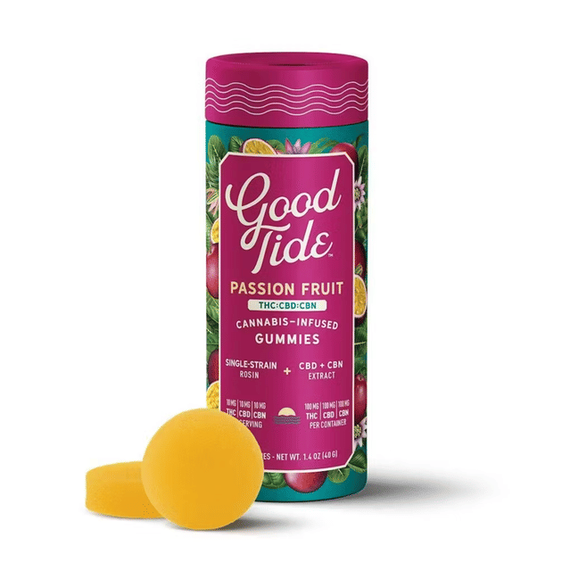 1:1:1 THC:CBD:CBN Passion Fruit Solventless Hash Rosin Gummies