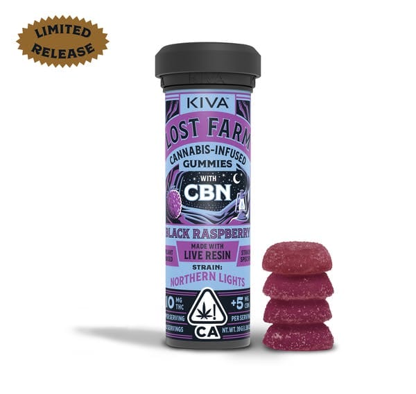 Black Raspberry x Northern Lights - Lost Farm Gummies - Black Raspberry x Northern Lights (I) (CBN)
