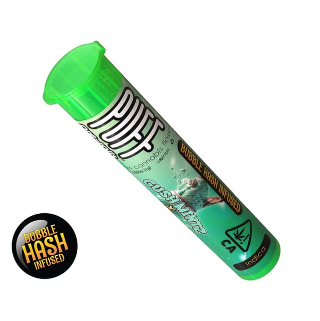 Gush Mintz x Ice Cream Cake - 1g Hash-Infused Preroll - 1g Infused Preroll Indica