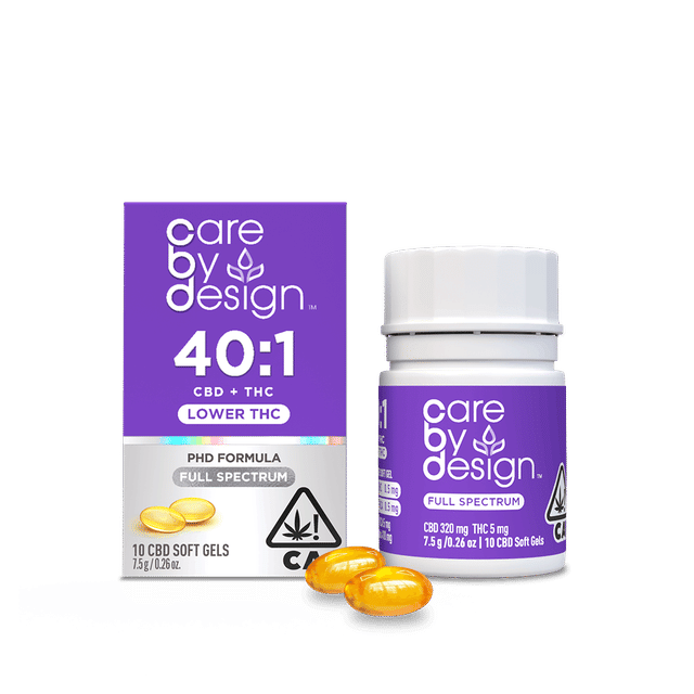 40:1 CBD:THC soft gels 10ct