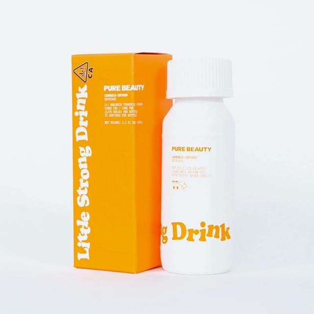 Little Strong Drink Mandarin Turmeric Ginger 5:1 CBD | 2.2 fl oz (65 ml)