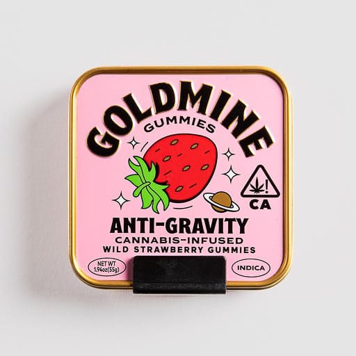Anti-Gravity Wild Strawberry Gummy (Indica, 100 Mg Thc)