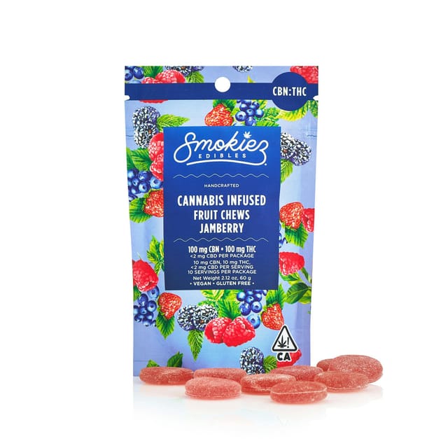 Jamberry 1:1 CBD/CBN Vegan Gummies 100mg