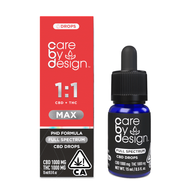 Care By Design | 1:1 Max Full Spectrum CBD Drops 15ml