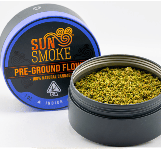SunSmoke Pre-Ground Flower Ounce 28g - Sativa BLEND