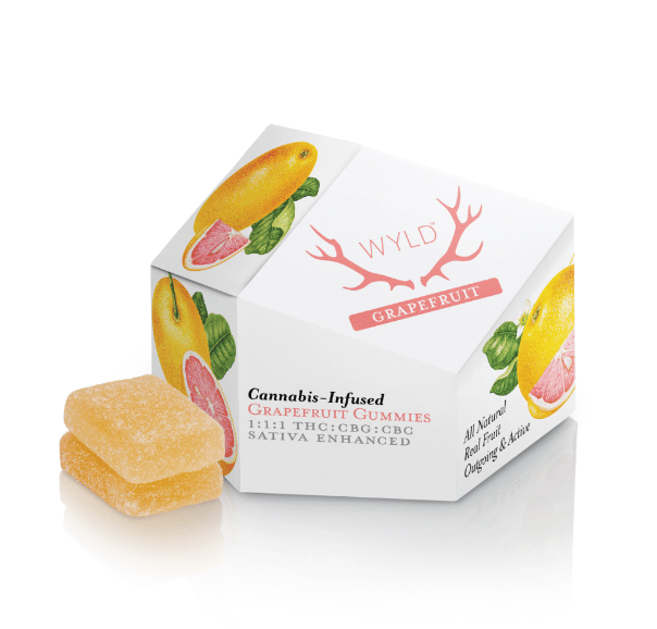 Wyld - Grapefruit 1:1:1 THC:CBC:CBG Gummies - Wyld - Grapefruit 1:1:1 THC:CBC:CBG Gummies