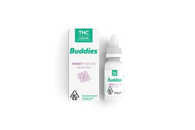 Buddies - Sunset THC Tincture 1000mg - Buddies - Sunset THC Tincture 1000mg