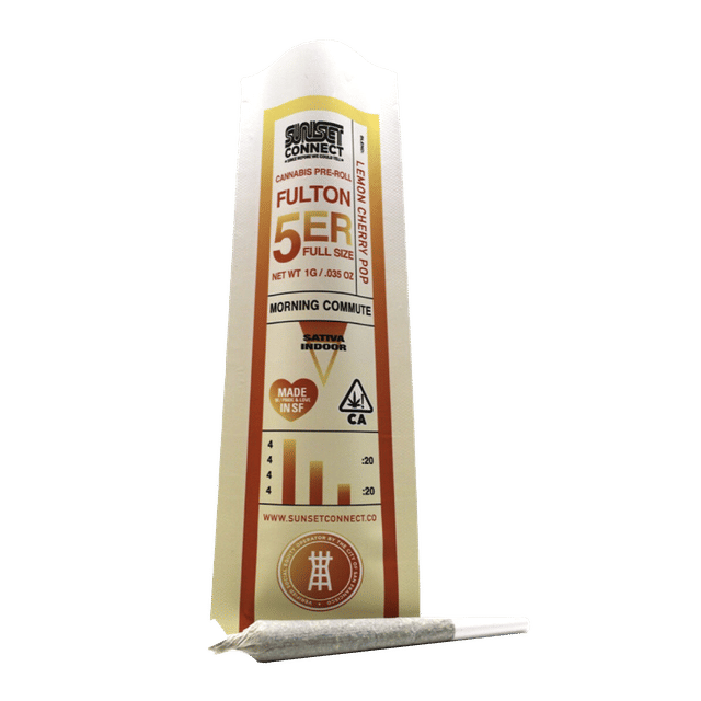 Lemon Cherry Pop - Fulton 5'er - Pre-Roll - 1g (Single)