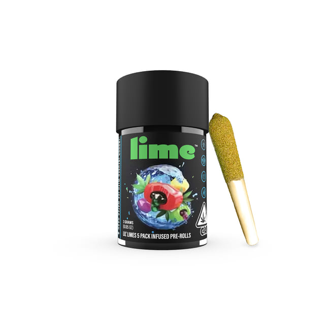 Gushers - Lil' Limes 5pk Pre Rolls *B2G1 EVERYDAY* - Gushers (H)
