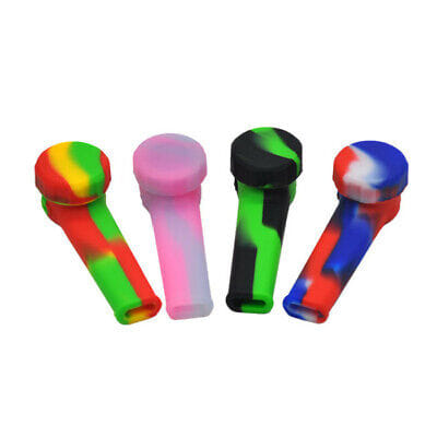 Silicone Pipe W/ Lid