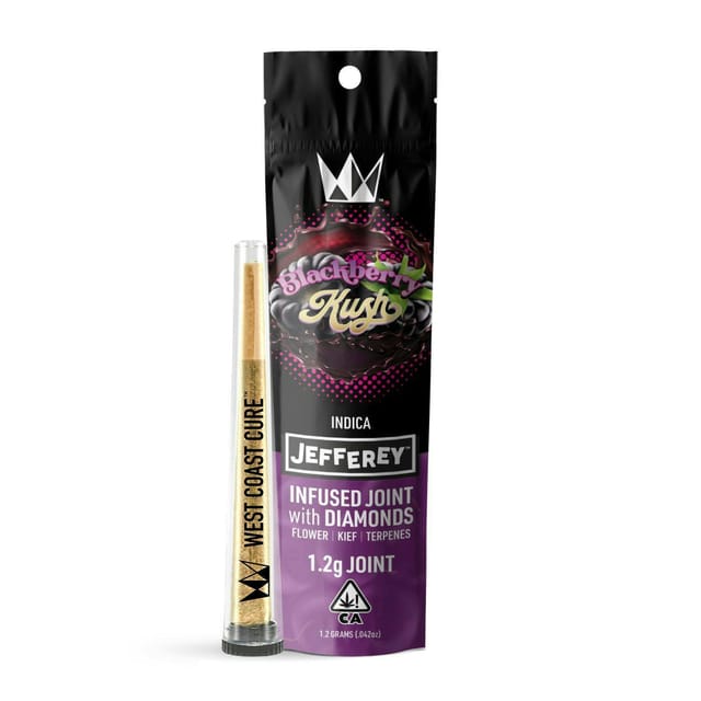 Blackberry Kush (I) - 1.2g Jefferey Infused Pre Roll - Blackberry Kush (I)