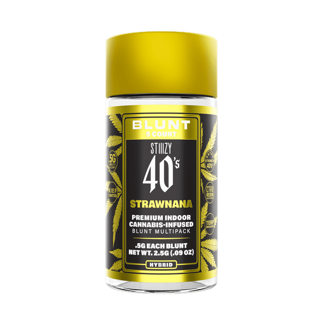 Strawnana 40's | Mini Blunt Infused 5 Pack