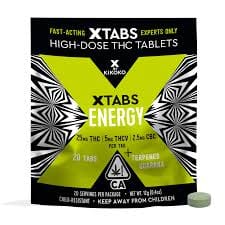 Energy 10:2:1 XTabs 20 Pack THC:THCV:CBC - 20 Pack Sativa