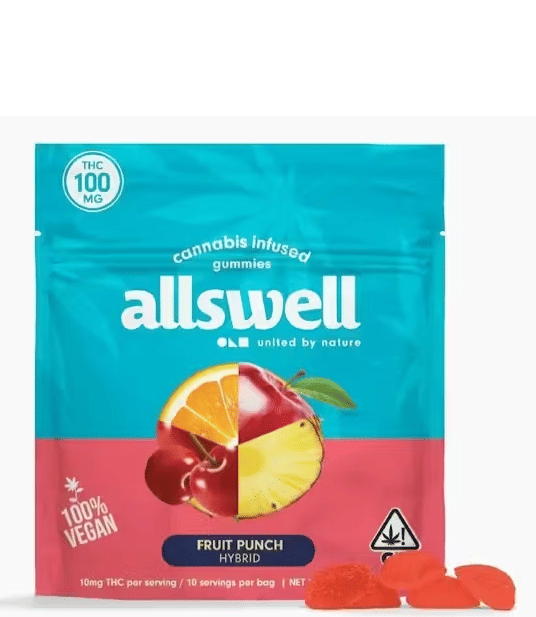 Allswell: Allswell Gummies 100mg - Blue Raspberry