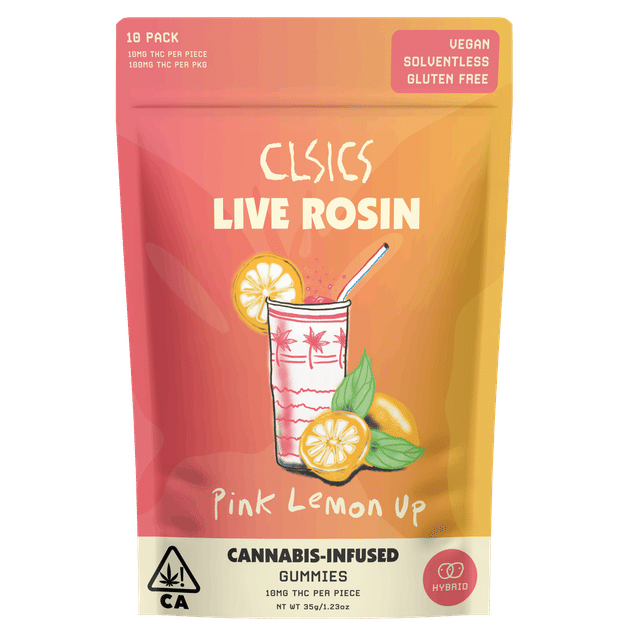 Pink Lemon Up - Live Rosin - Gummies - 10 Gummies