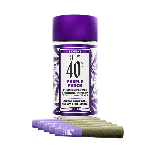 Purple Punch - 40's Infused Mini Pre-Rolls - 2.5g (5-Pack)