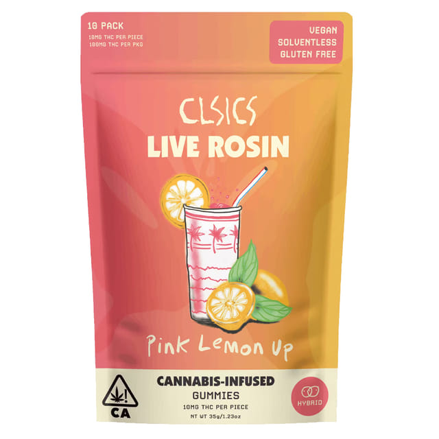 Pink Lemon Up (H) Rosin Gummies - Pink Lemon Up (H) Rosin Gummies