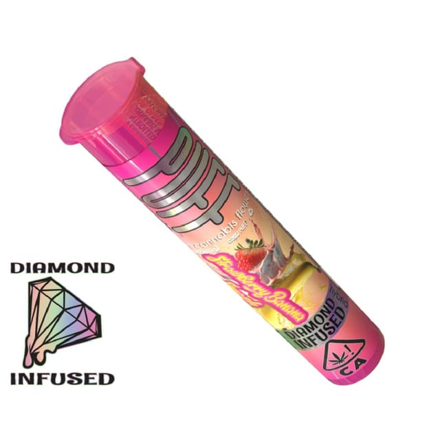 Strawberry Banana Smash Diamond Infused Pre Roll 1g