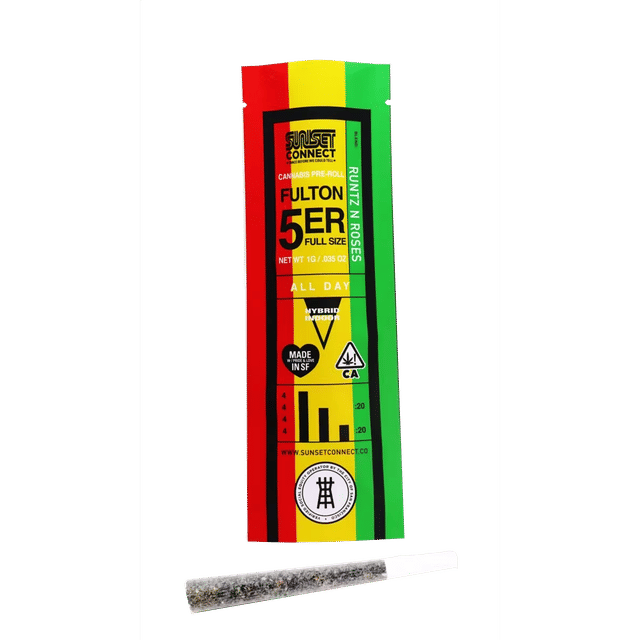Runtz N’ Roses - Fulton 5'er - Pre-Roll - 1g (Single)