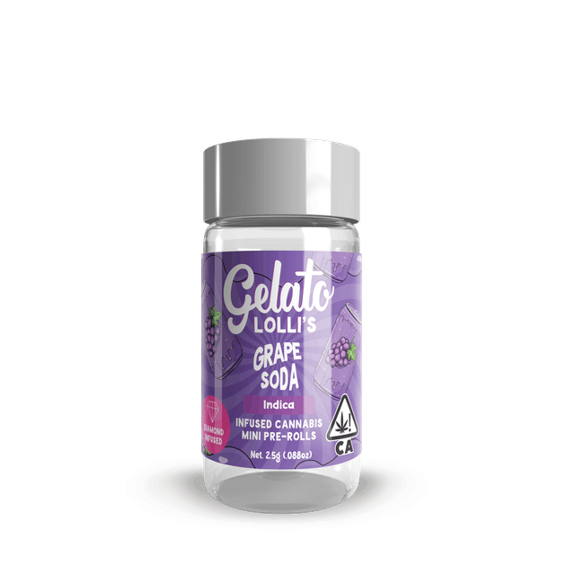 Grape Soda | 3g | .6g x 5 Infused Preroll Pack - SR - 181