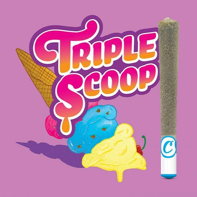 Triple Scoop 1g Infused Preroll