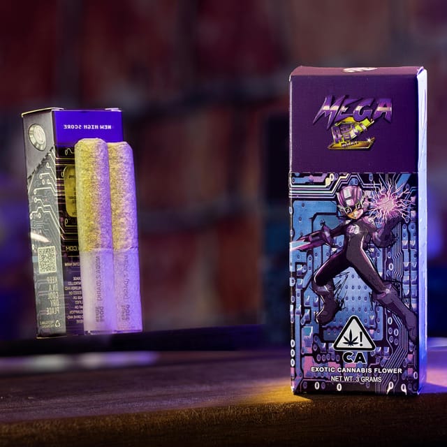 ⚡️POWER UPS Mega Z Dark - 2x Pre Rolls (3g)