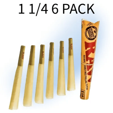 Raw Cones 6pk - 1 1/4 6 pk