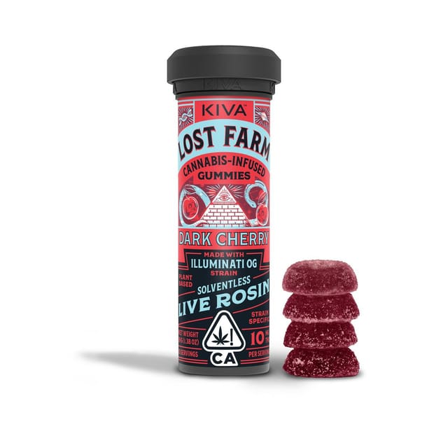 Dark Cherry Illuminati OG Rosin 100mg Gummies