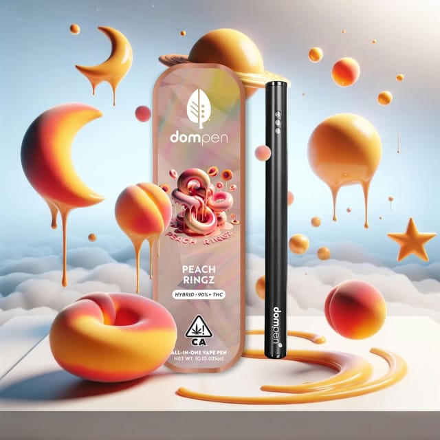 Peach Ringz 1g AIO | Dompen