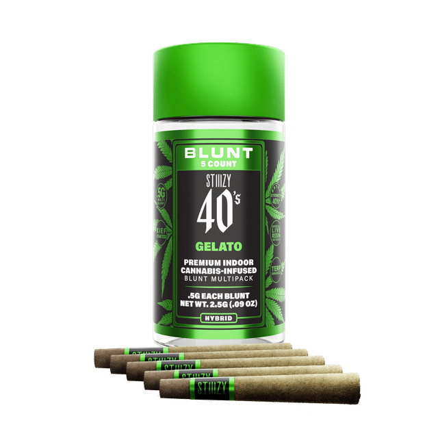 STIIIZY - Gelato 40s 5 Pack Blunts 2.5g - STIIIZY - Gelato 40s 5 Pack Blunts 2.5g