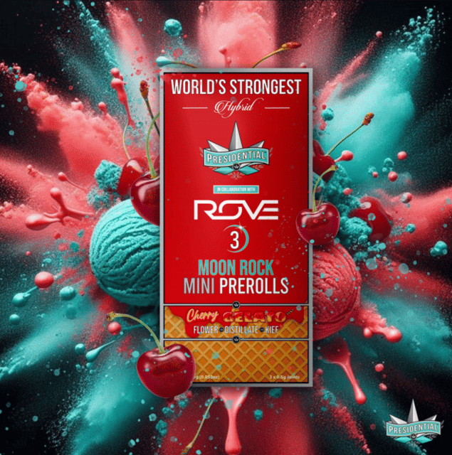 Mini Cherry Gelato Moon Rock Pre-Roll 3 Pack
