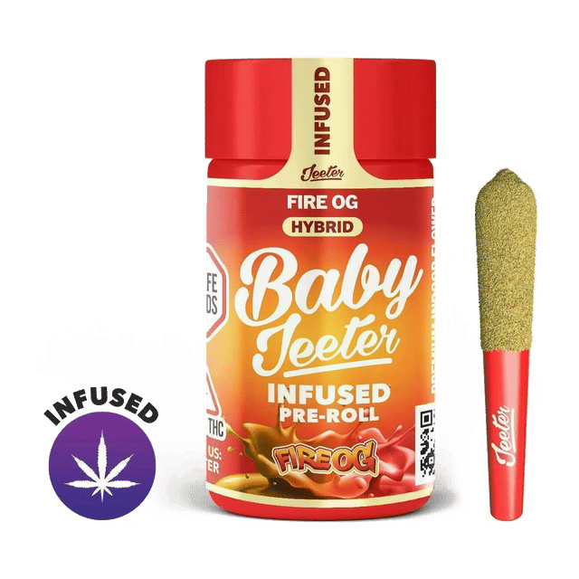 Fire OG - Baby Jeeter - Infused Pre-Rolls - 2.5g (5-Pack)