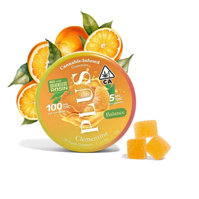 Clementine - Solventless Rosin Gummies - Clementine (H)