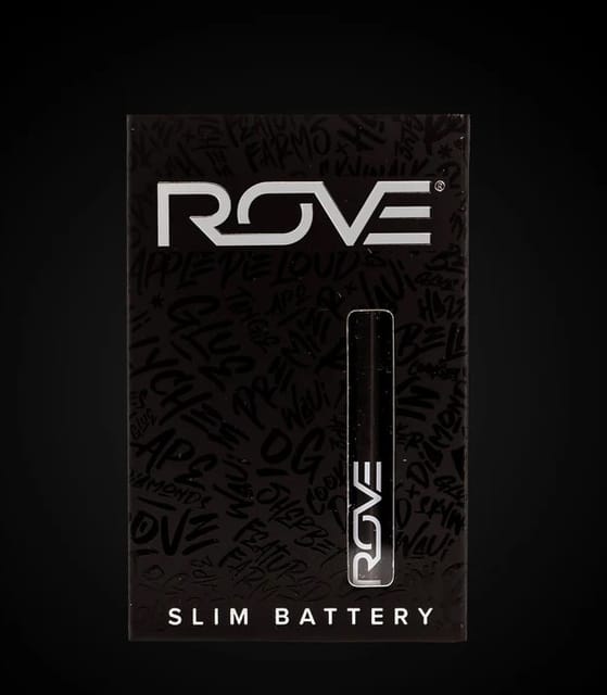 Rove - Black Slim 510 Battery - Rove - Black Slim 510 Battery