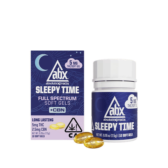 Sleepy Time 5mg Hash Rosin + CBN Soft Gels - 10ct