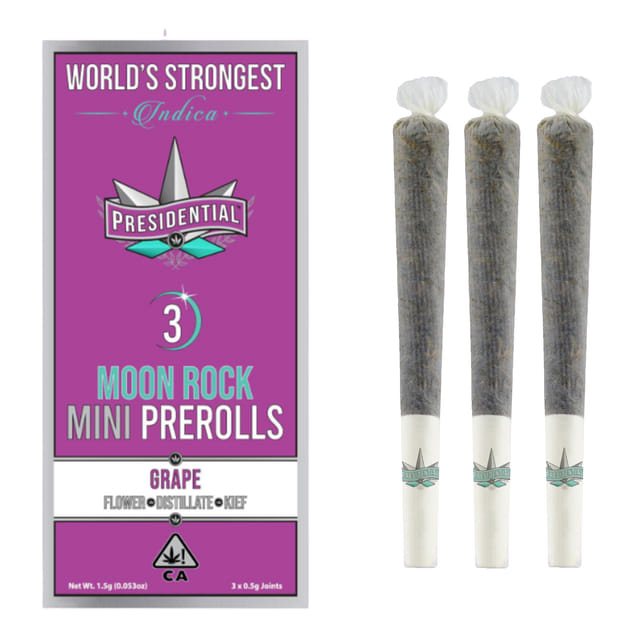Grape (I) Mini Moon Rock Prerolls - 3pk - Grape 3pk (I)
