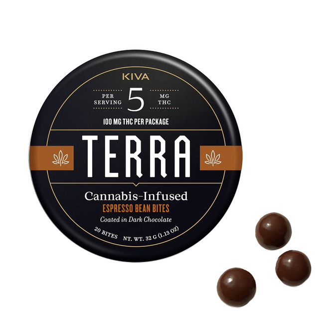 Terra Bites Dark Chocolate Espresso - 100 mg