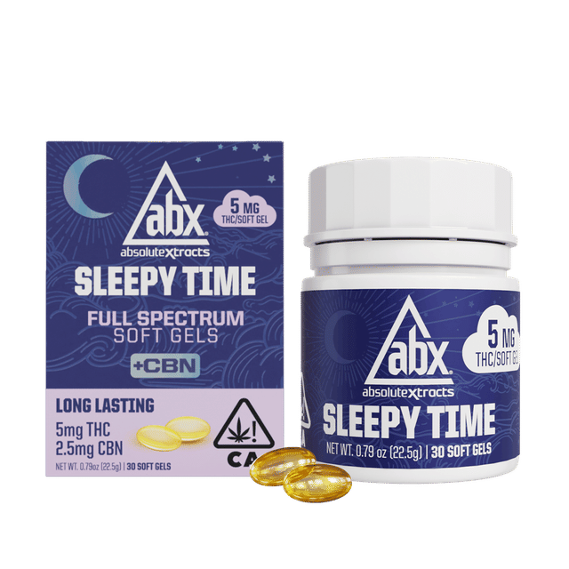 Sleepy Time Solventless + CBN Soft Gels (30ct) 5mg