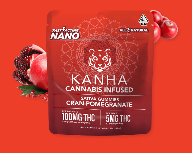 Cran-Pomegranate NANO - 100mg Gummies - Cran-Pomegranate 100mg (S)