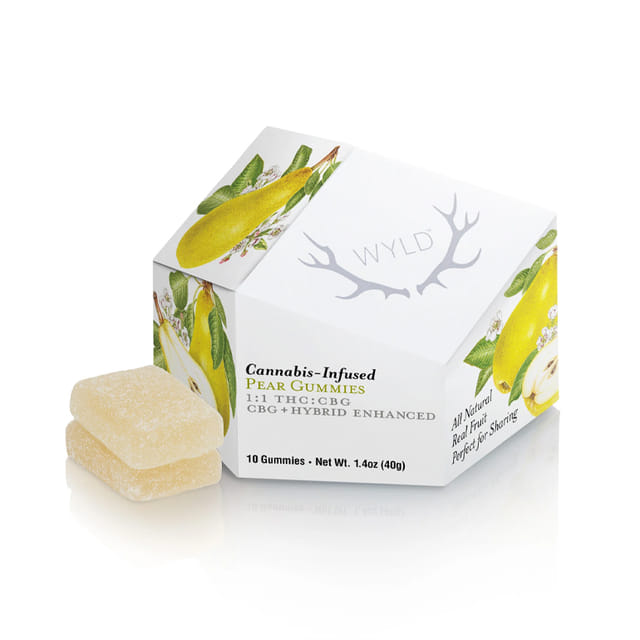 Pear 1:1 THC:CBG Gummies - Pear CBG