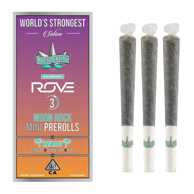 Waui (S) Mini Moon Rock Prerolls 3pk - Waui (S) 3pk