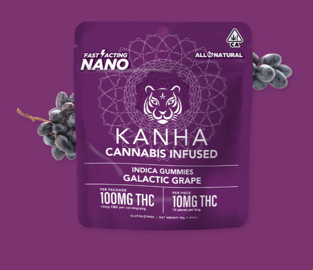Galactic Grape NANO - 100mg Gummies - Galactic Grape (I)