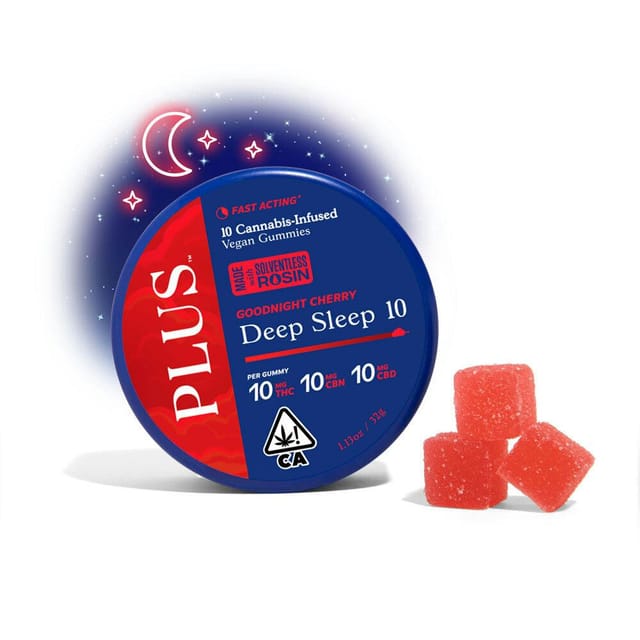 Goodnight Cherry 10:10:10 (THC:CBD:CBN) Gummies - Goodnight Cherry (Sleep)