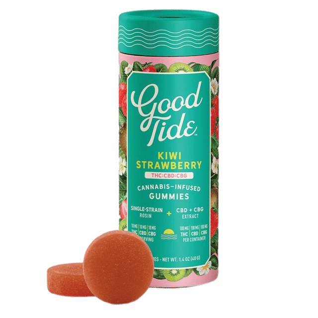 Kiwi Strawberry THC/CBD/CBG Hash Rosin Gummies